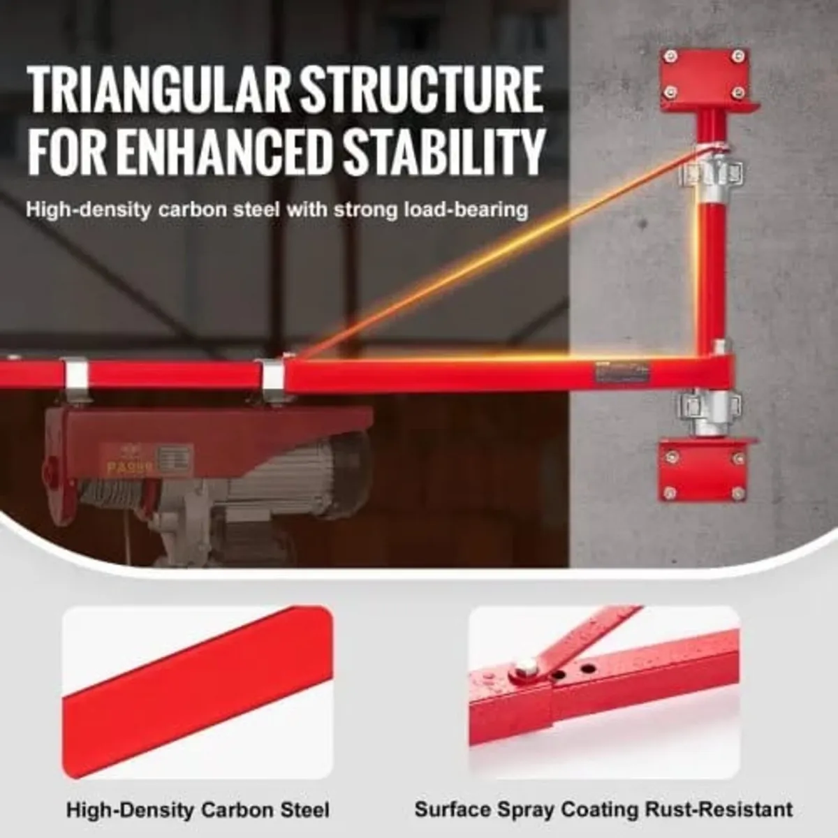 Electric Hoist Support Arm, 600 kg Max Load Capaci - Image 2
