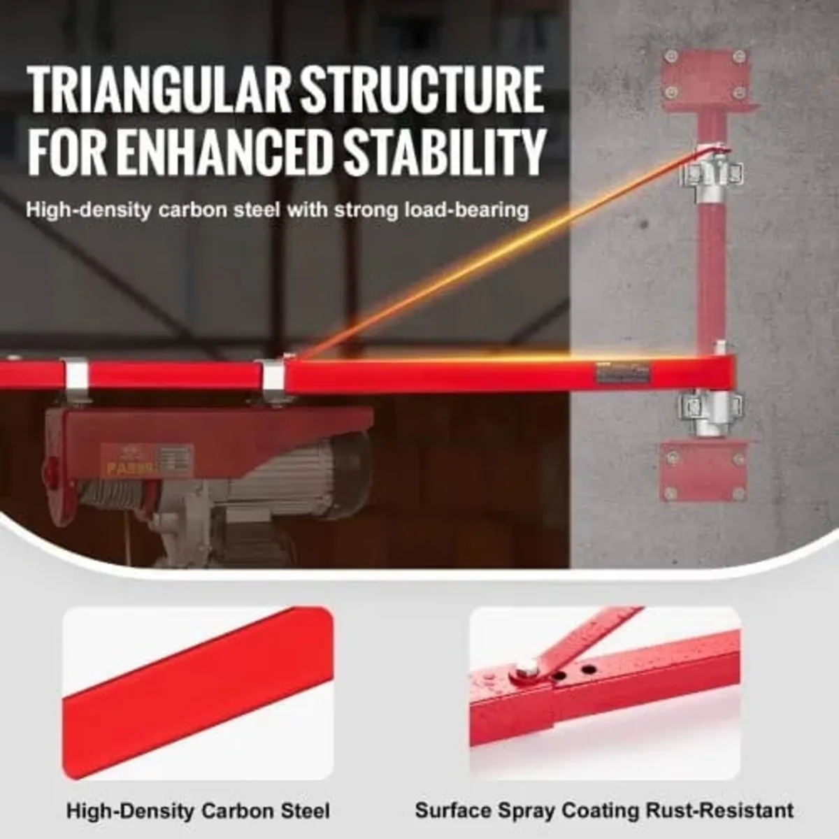 Electric Hoist Support Arm, 600 kg Max Load Capaci - Image 3