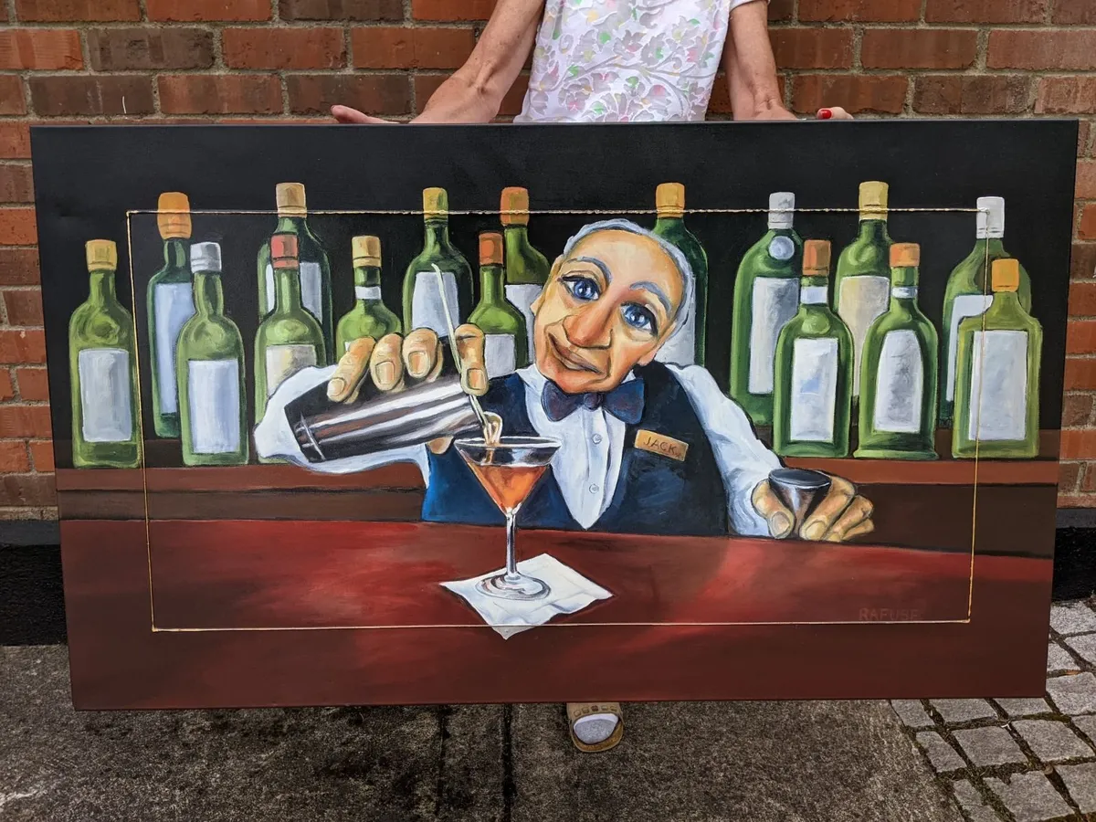 "JACK" canvas painting - Image 1