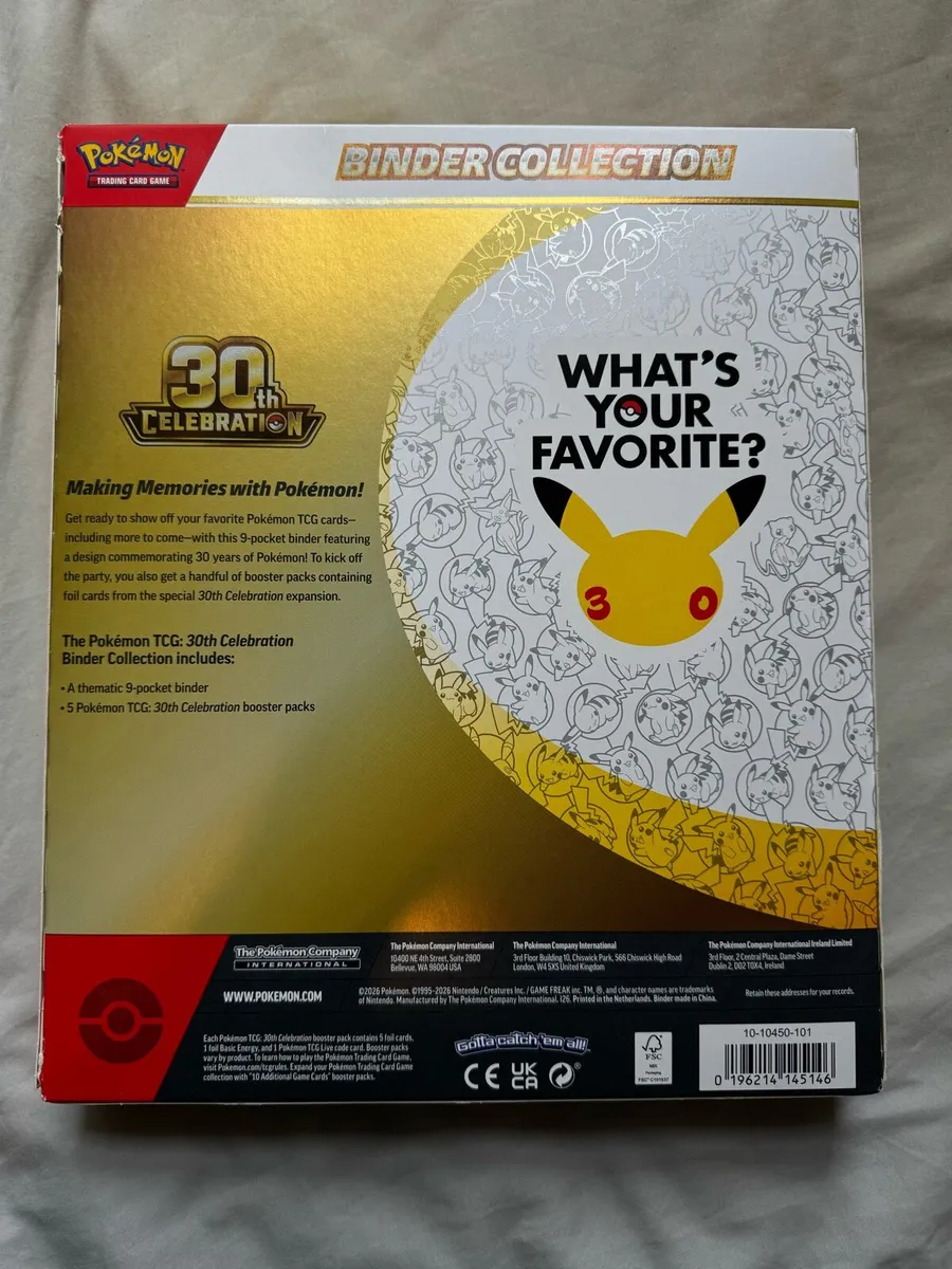 Pokémon TCG 30th Celebration Binder Collection - Image 2