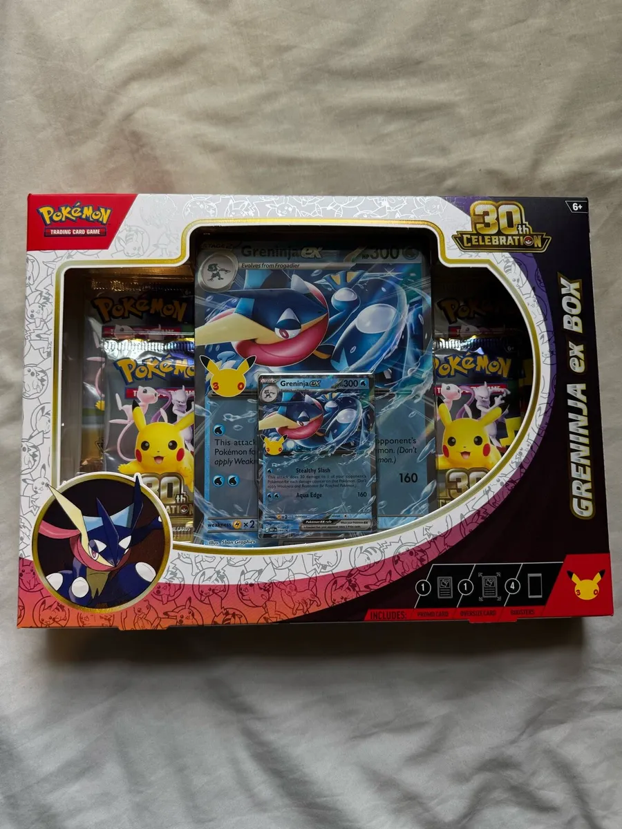 Pokémon TCG 30th Celebration Greninja ex Box - Image 1
