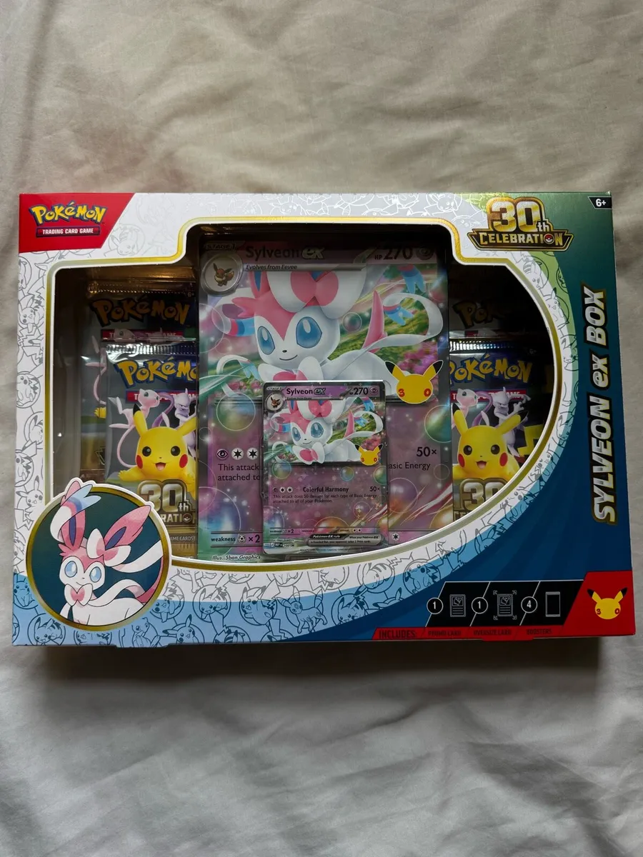 Pokémon TCG 30th Celebration Sylveon ex Box - Image 1