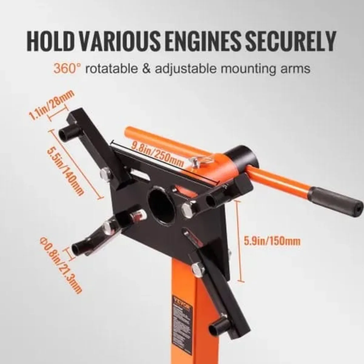 Engine Stand, 1300 LBS Rotating Engine Stand with - Image 3