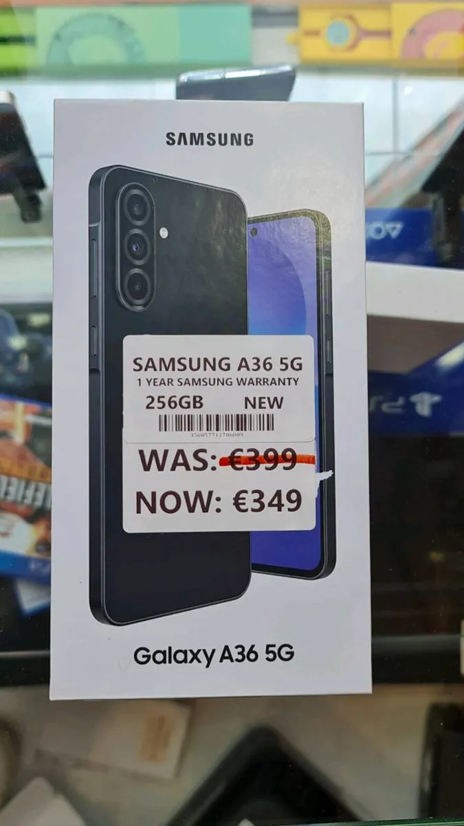 SAMSUNG A36 5G 256GB New 1YEAR WARRANTY