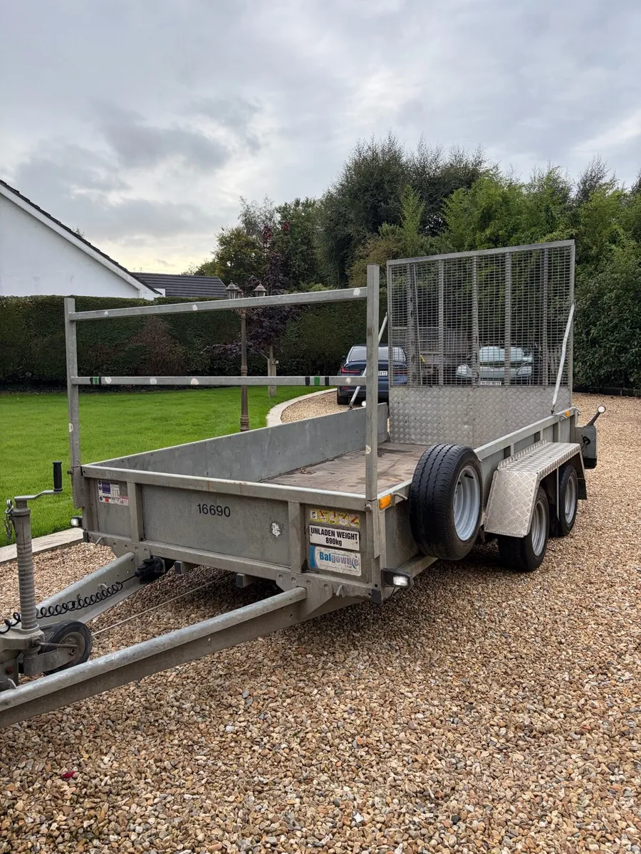 2024 12x6 Ifor Williams Plant Trailer - Image 1