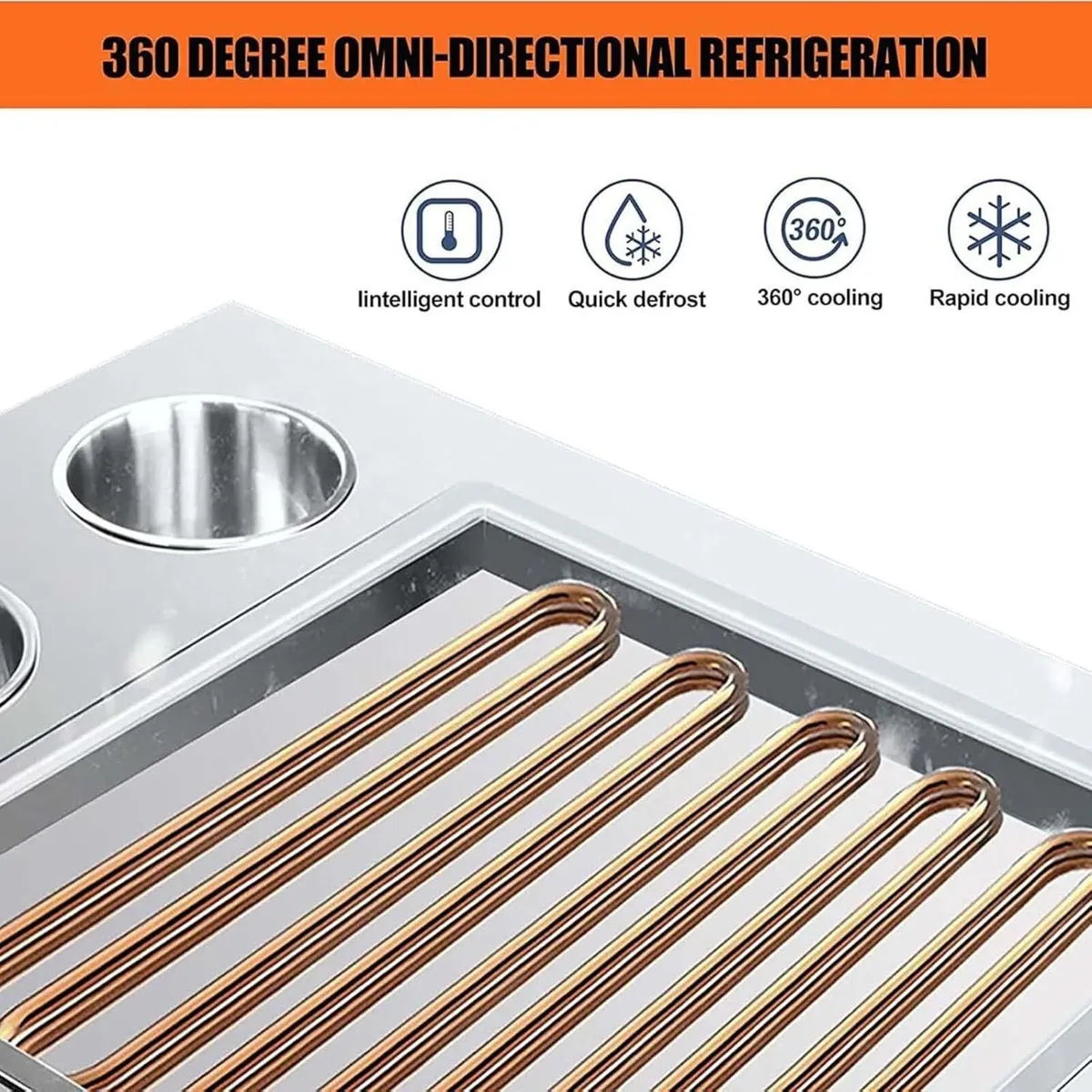 Ice Roll Maker 220W Yogurt Ice Cream Machine - Image 4