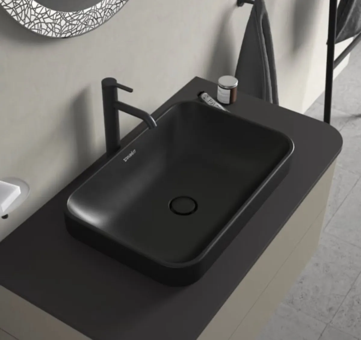 Duravit Happy D.2 Plus Anthracite Matt Basin – Bra - Image 2
