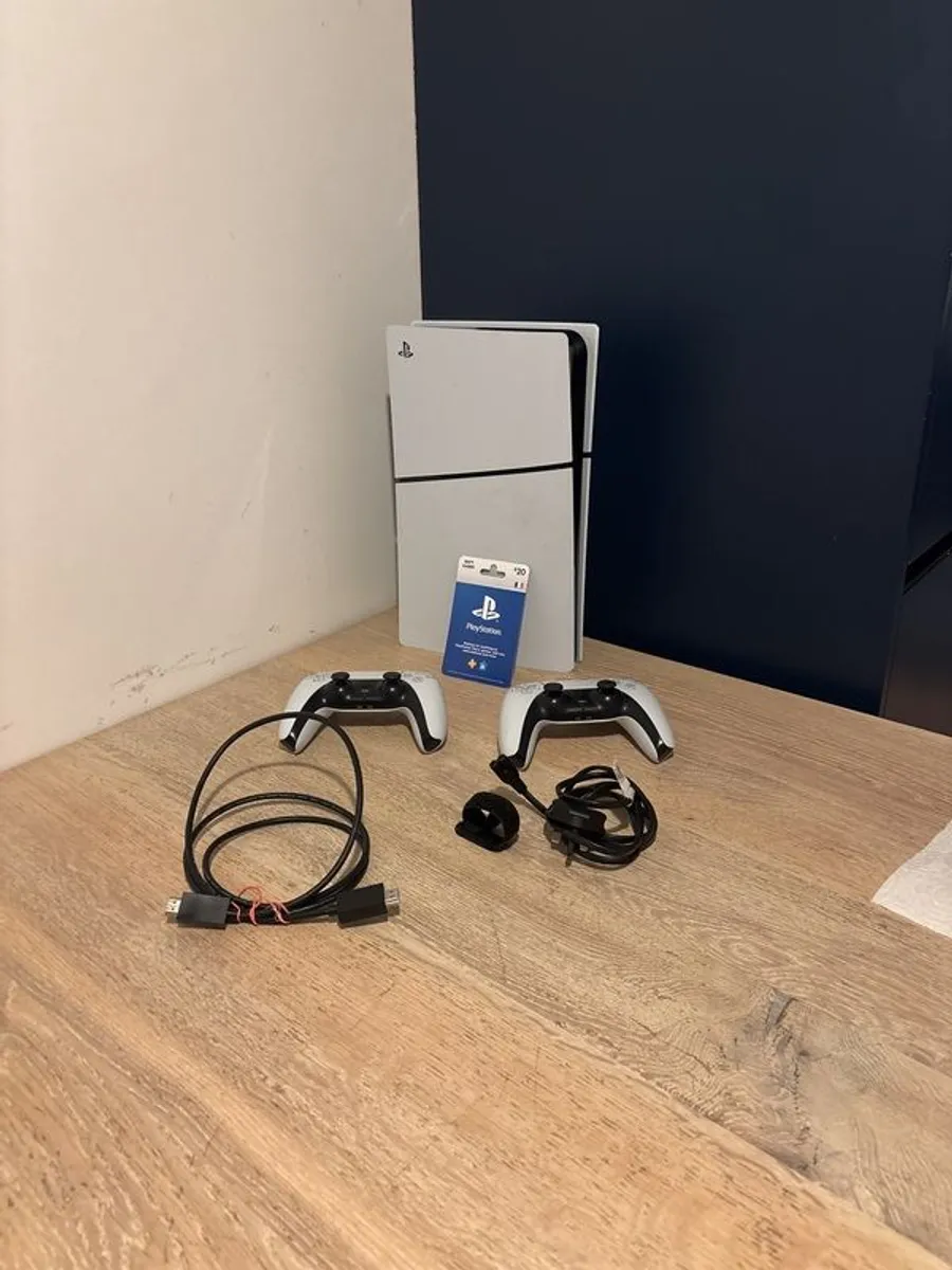 PS5 Slim Digital Edition in excellent condition and fully working. - Image 1
