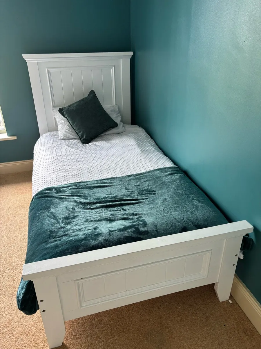 Single bed white - Image 2