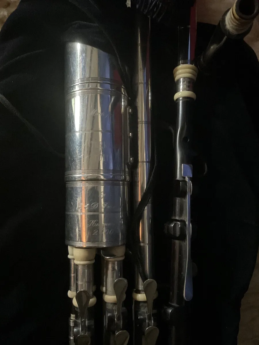 Alain Froment C#  Uilleann Pipes - Image 4