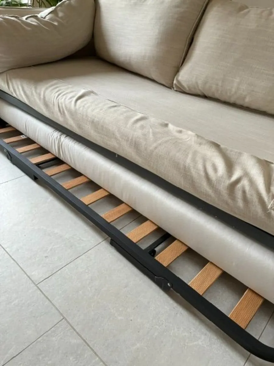 Kave Sofa bed with removable linen cover - Image 2