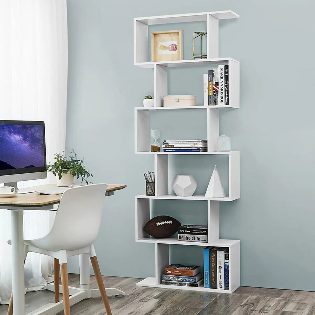 New 6-Tier Wooden Bookcase Storage - FREE P&P - Image 3