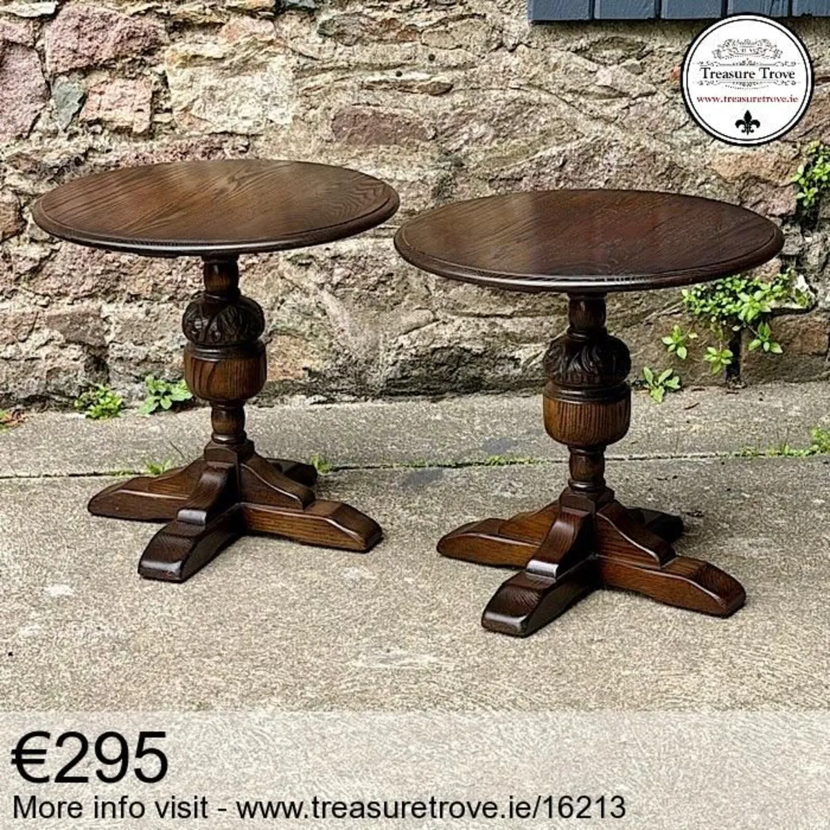 Vintage and antique small wine tables - Image 2