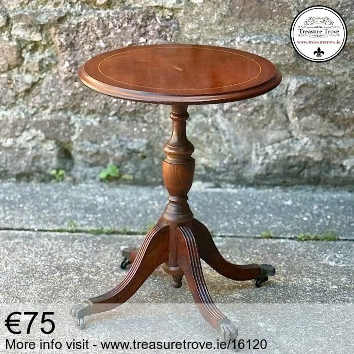 Vintage and antique small wine tables - Image 4