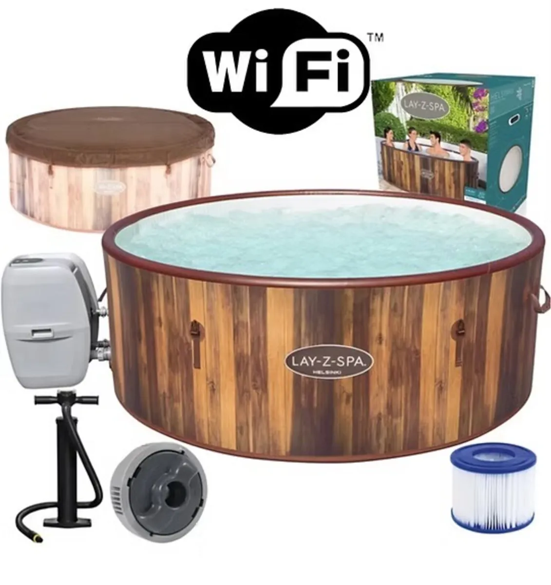 Lay-Z-Spa Helsinki AirJet™ Hot Tub - Image 1
