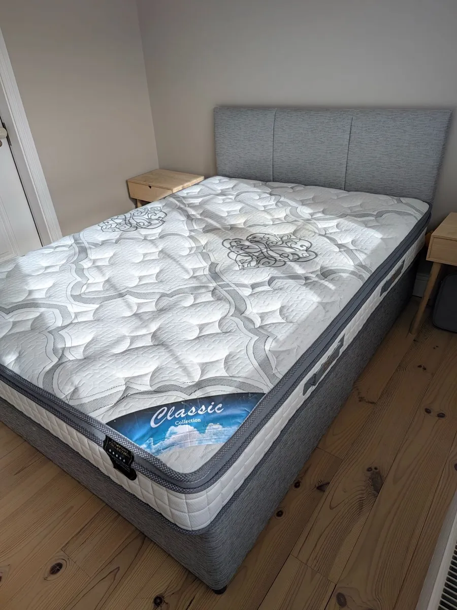 Double bed and mattress - Image 3