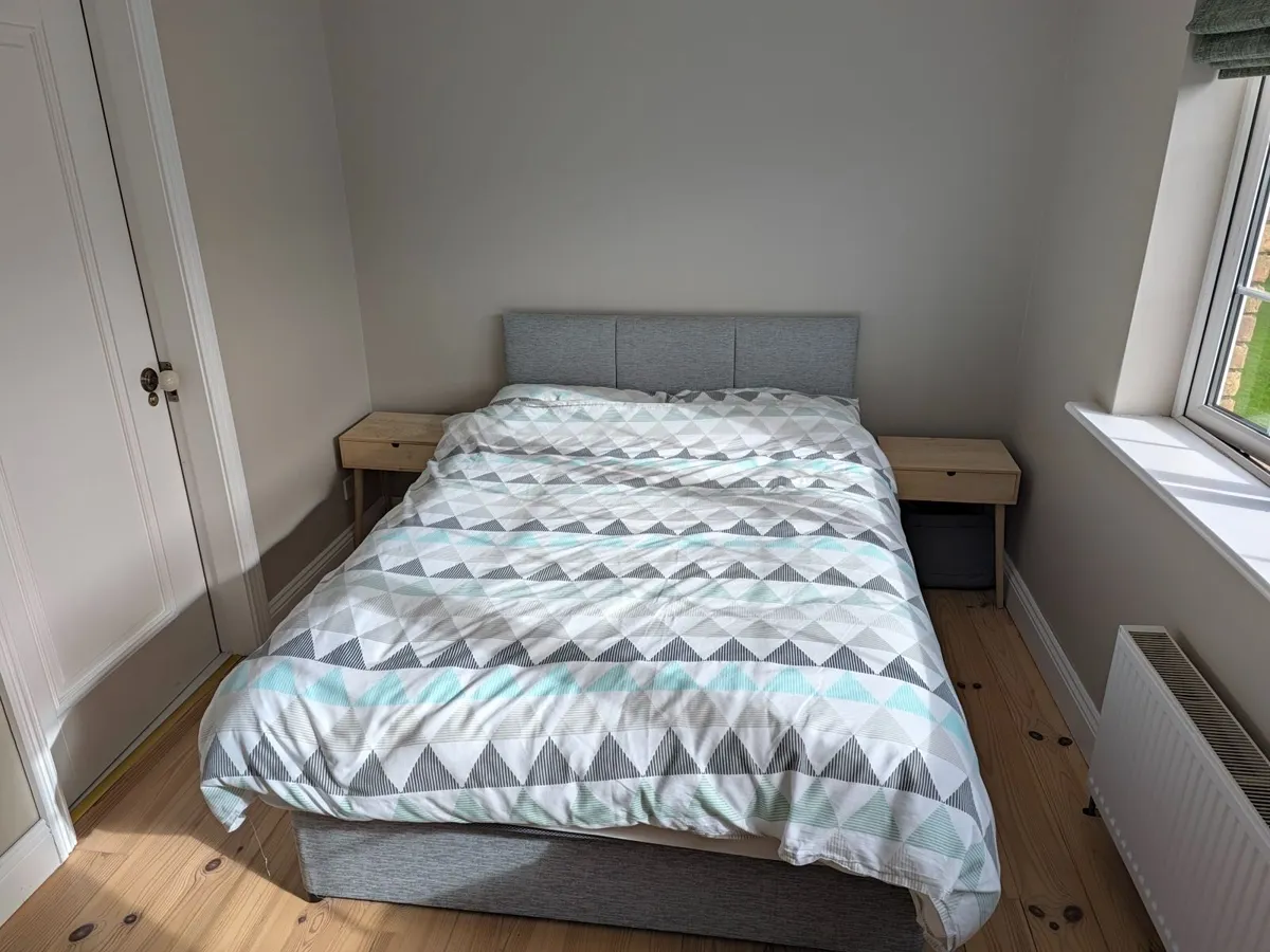 Double bed and mattress - Image 2