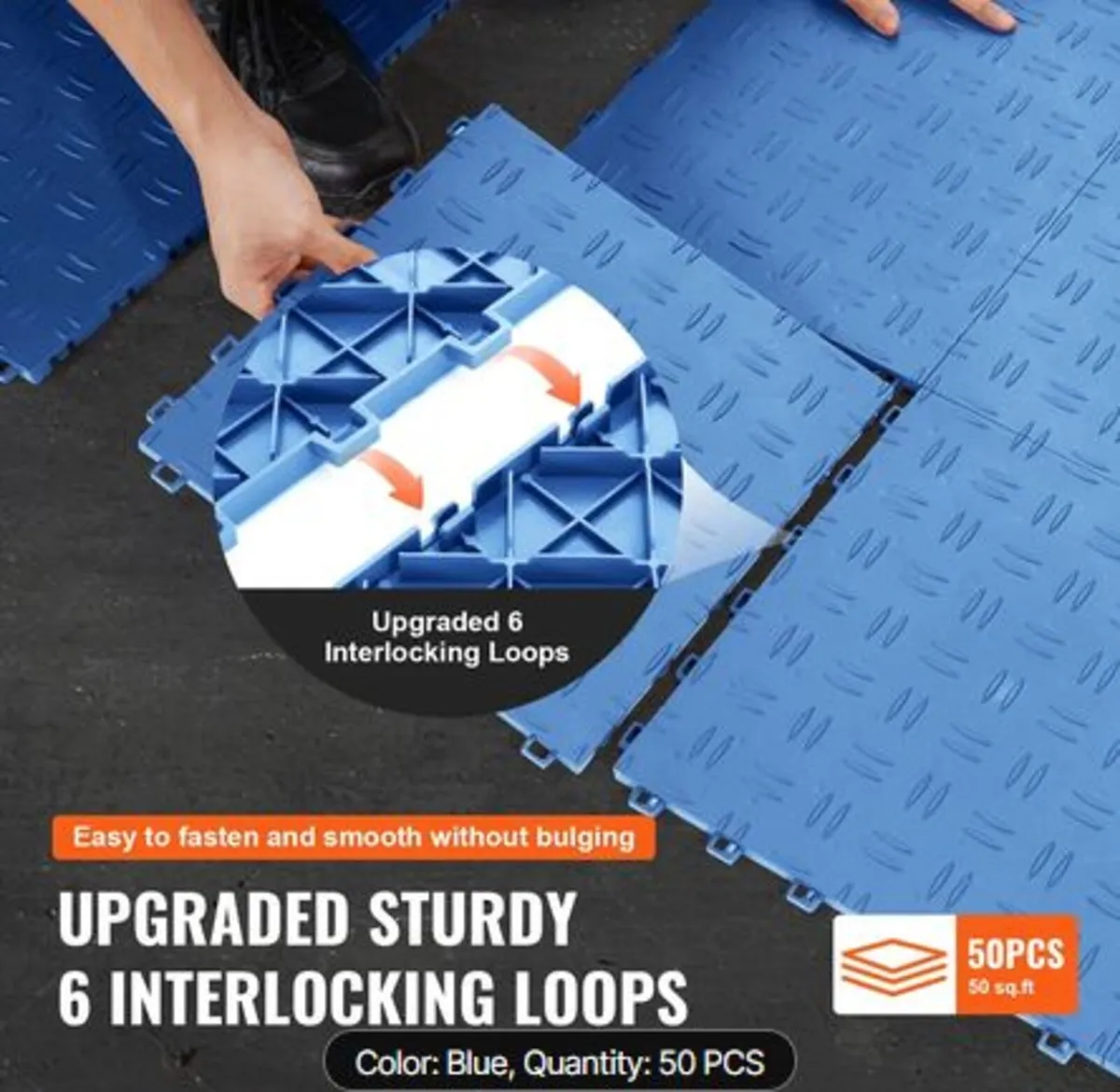 Garage Tiles Interlocking, 12 x 12 x 0.53 inch 50 - Image 4