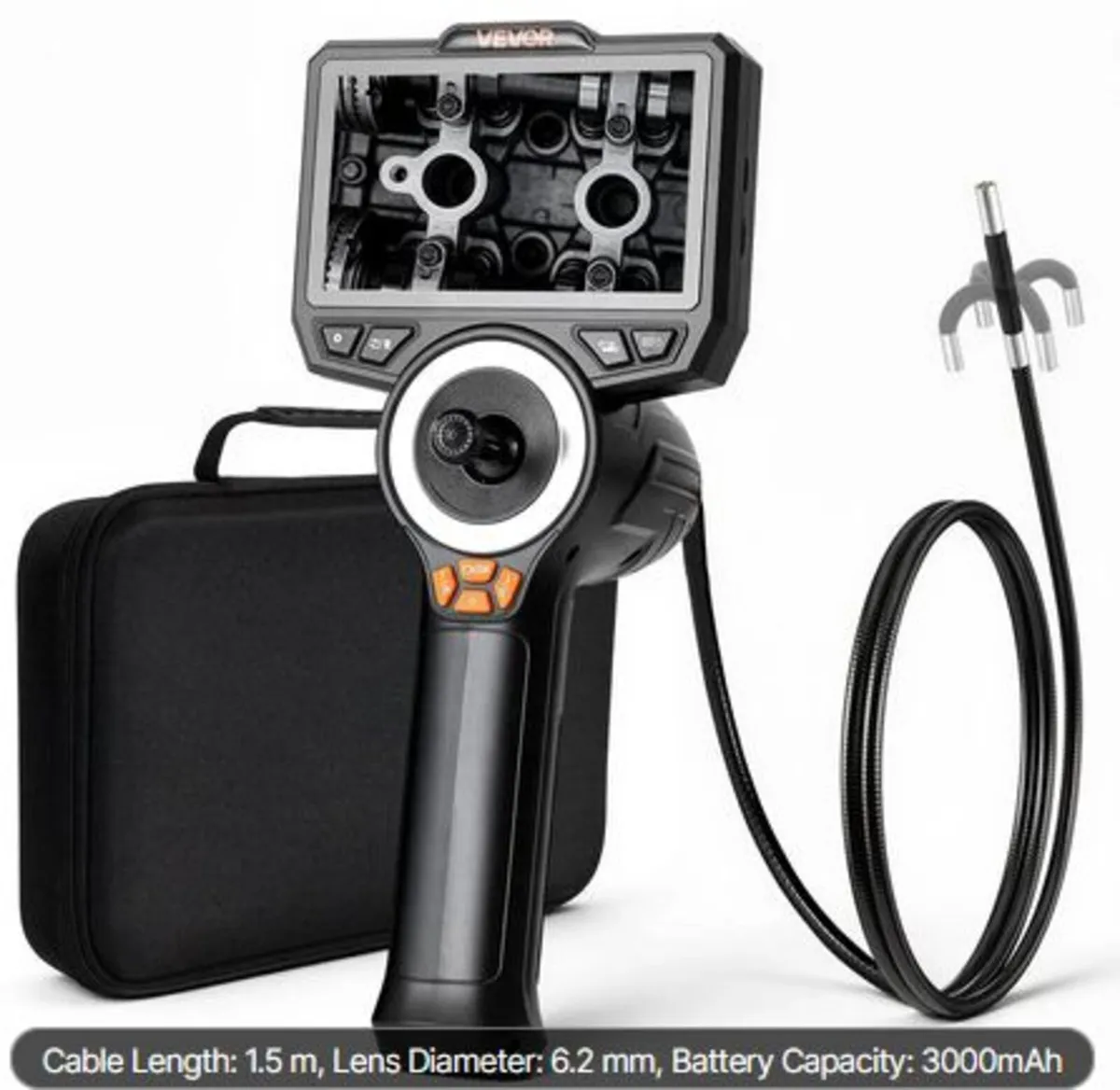 Articulating Endoscope with Light, 4-Way 360° Art - Image 3