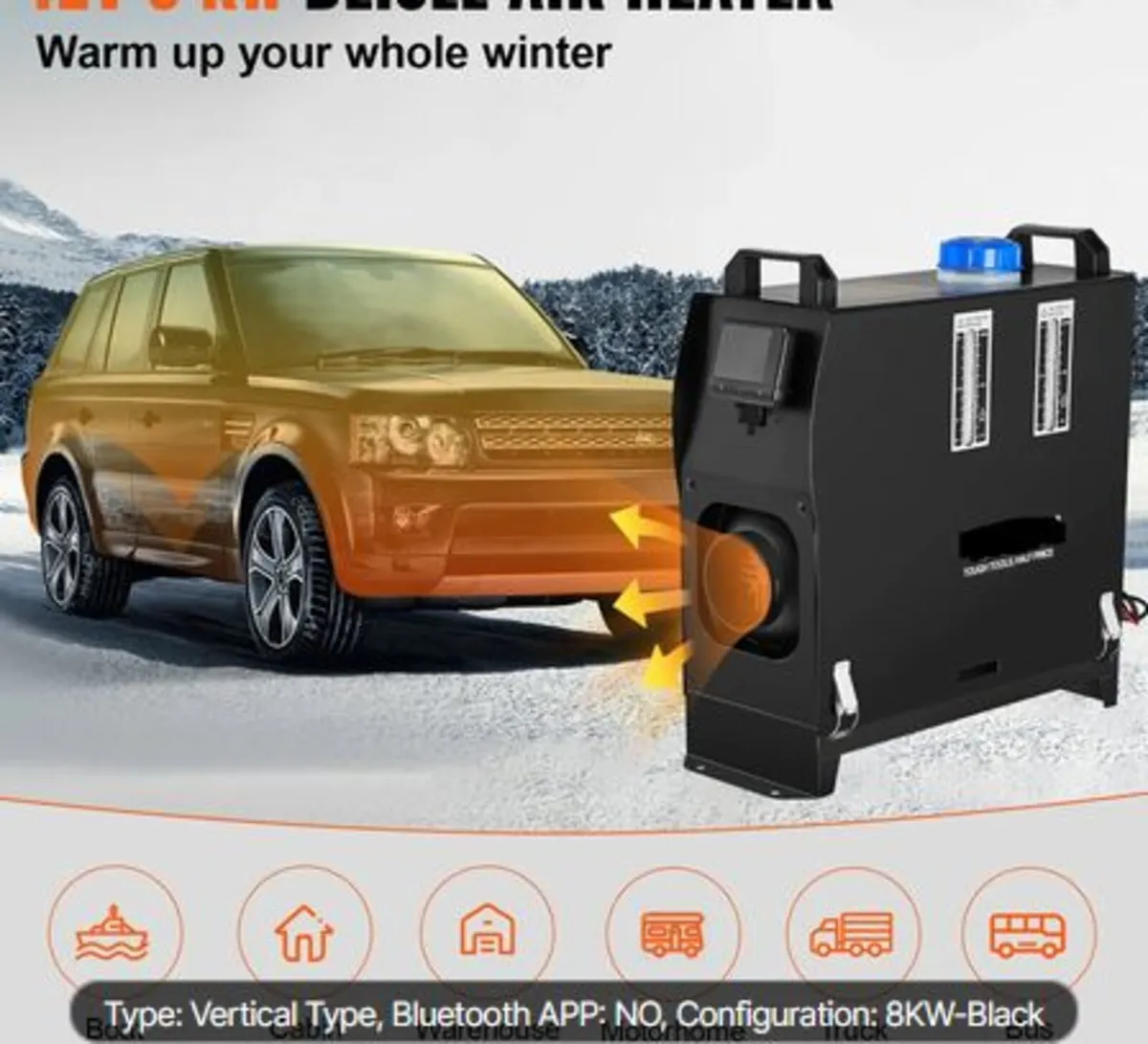 5-8KW Diesel Air Heater, Diesel Parking Heater, - Image 4