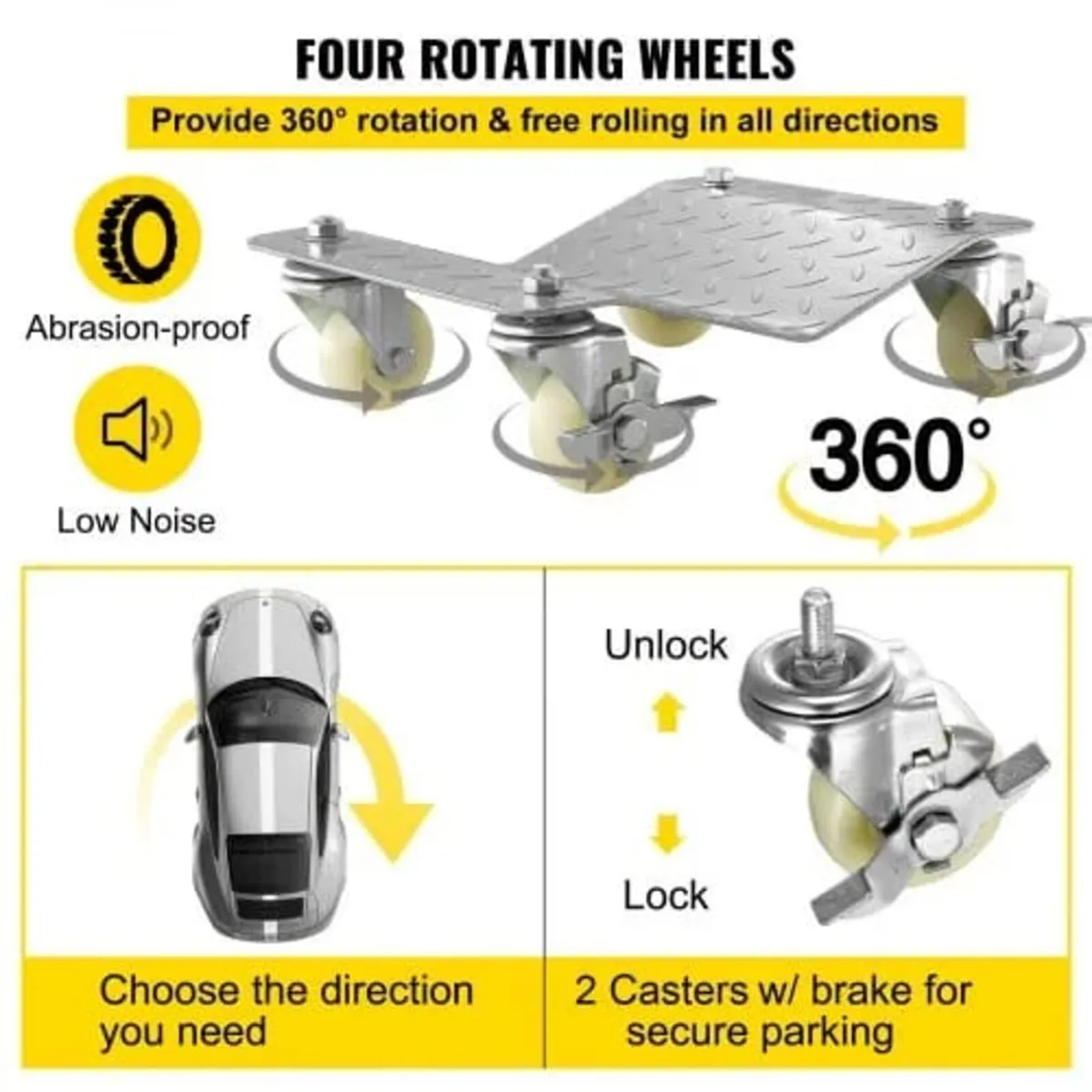Vehicle Positioning Wheel Dollies - 680Kg Per Doll - Image 4