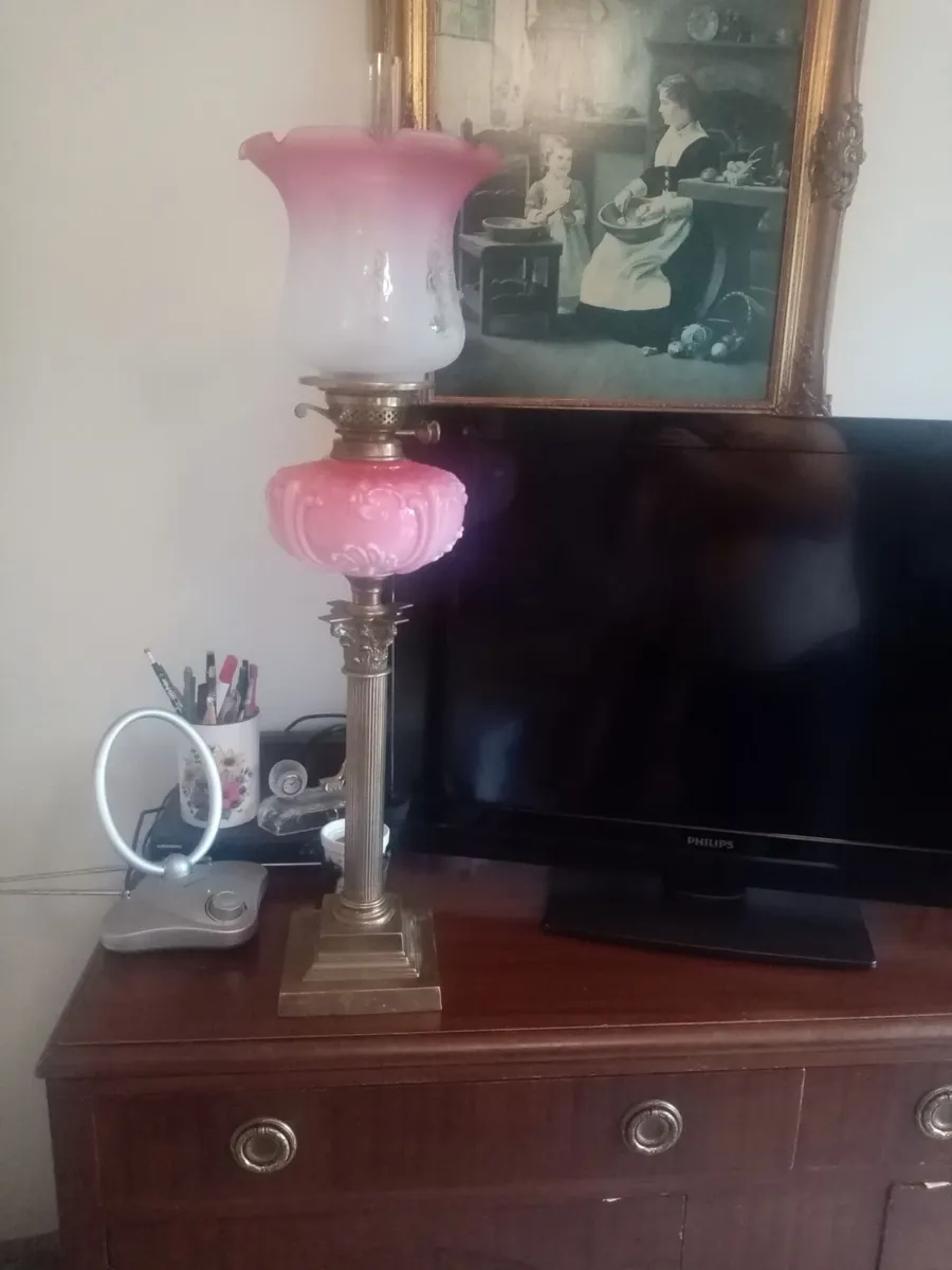Victorian Oil Lamp - Image 1