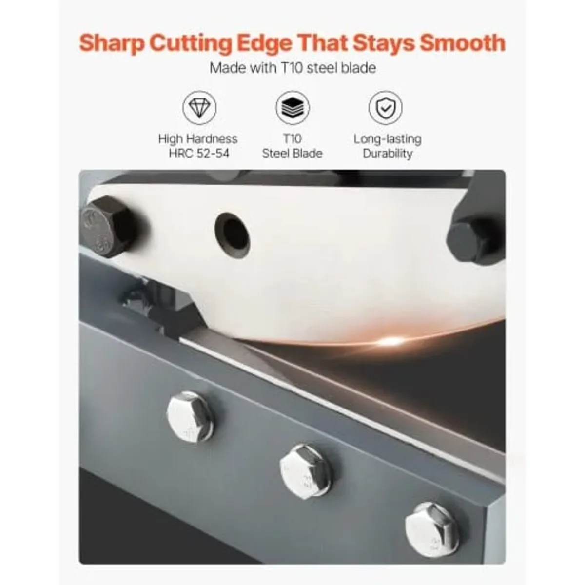 Sheet Metal Shear, 155 mm Manual Hand Plate Shear, - Image 3