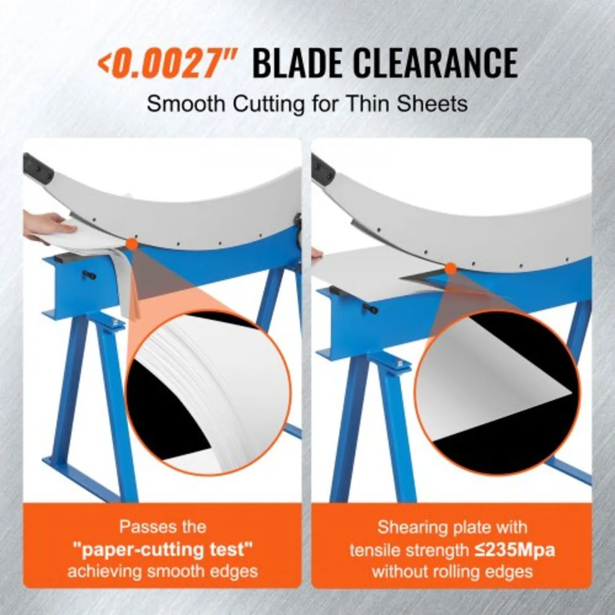 800mm Manual Hand Plate Shear for Metal Sheet Proc - Image 2