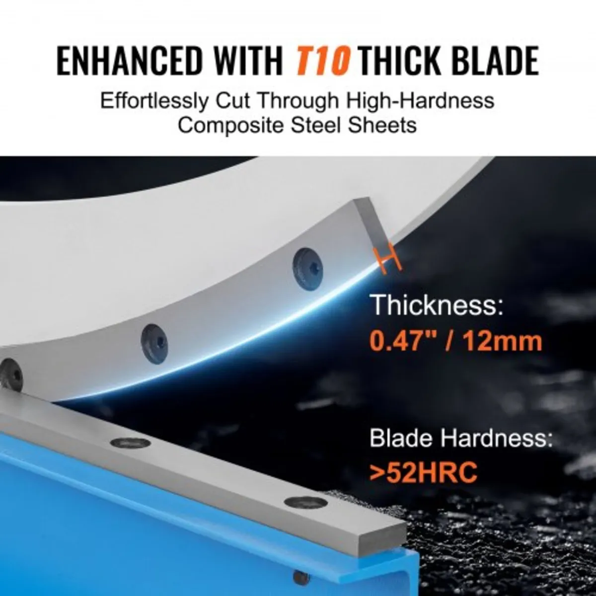 800mm Manual Hand Plate Shear for Metal Sheet Proc - Image 4