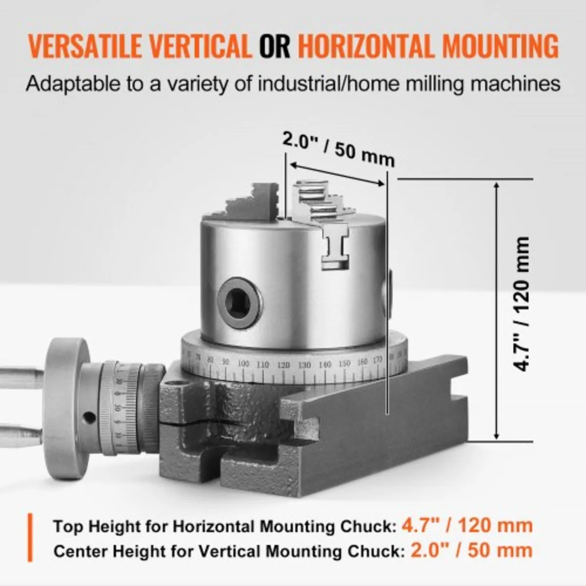 Rotary Table for Milling Machines, 100 mm, Horizon - Image 2