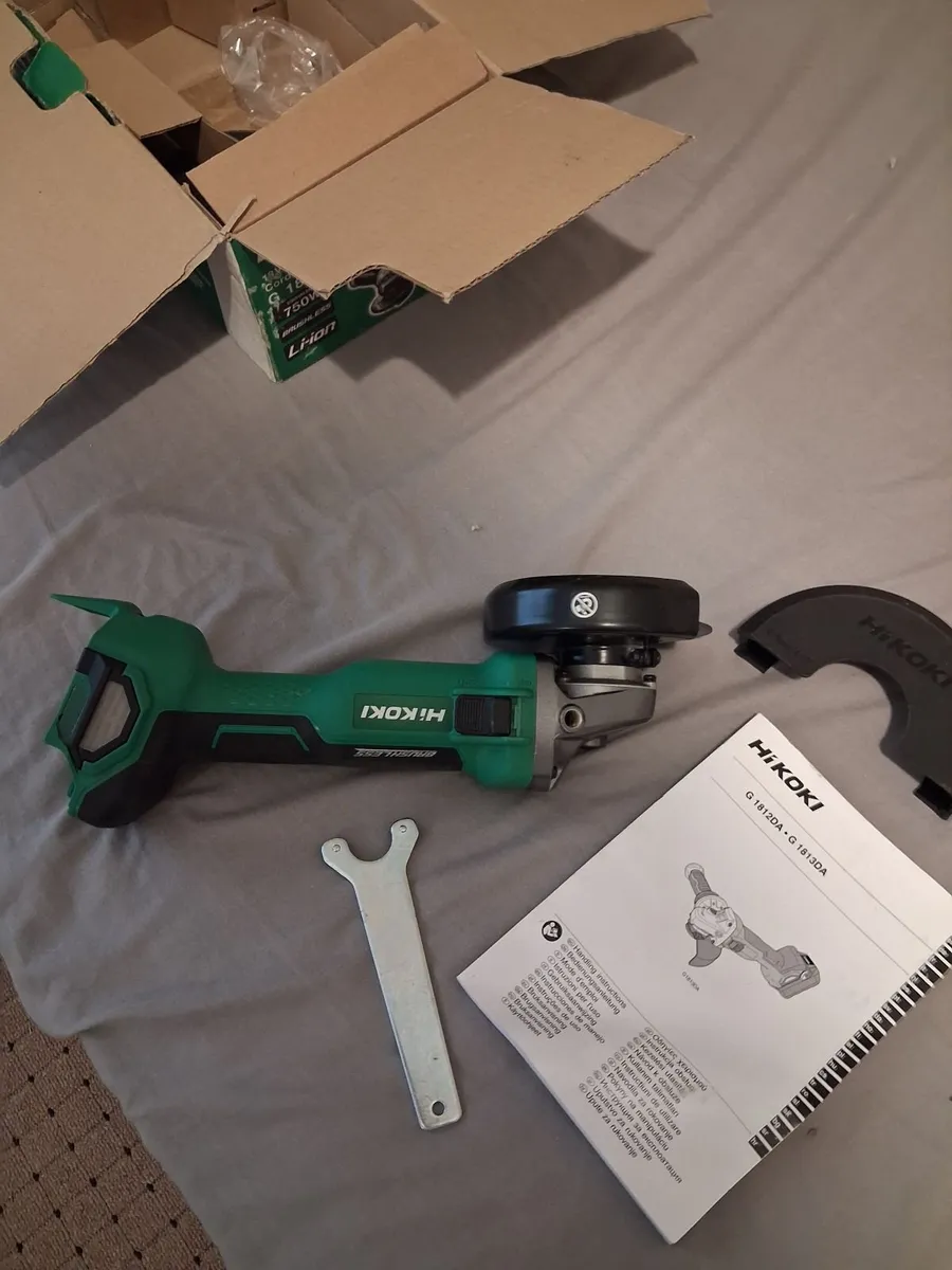 Hikoki 18v angle grinder. - Image 4
