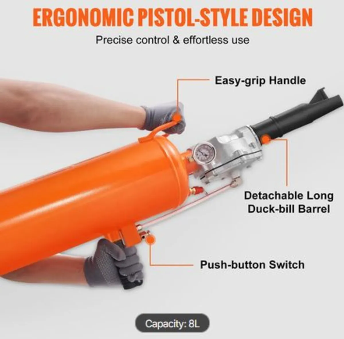 Tire Seater, 2.1 Gal/8 L Air Tire Blaster, 120 PSI - Image 3