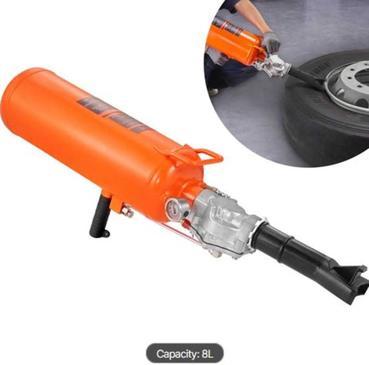 Tire Seater, 2.1 Gal/8 L Air Tire Blaster, 120 PSI - Image 1