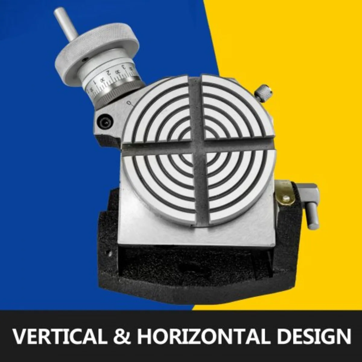 Rotary Table 4 INCH/100 MM Horizontal Vertical Rot - Image 3