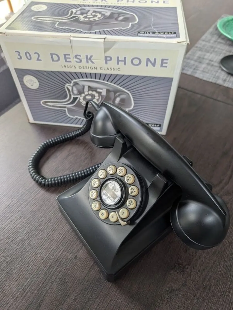Wild & Wolf 302 Desk Phone (Vintage Style Landline) - Image 2
