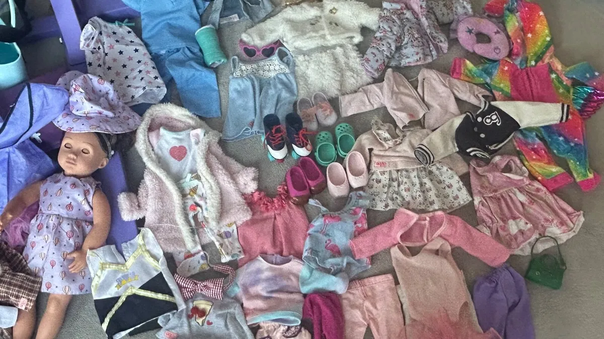 Our generation doll clothes & shoes