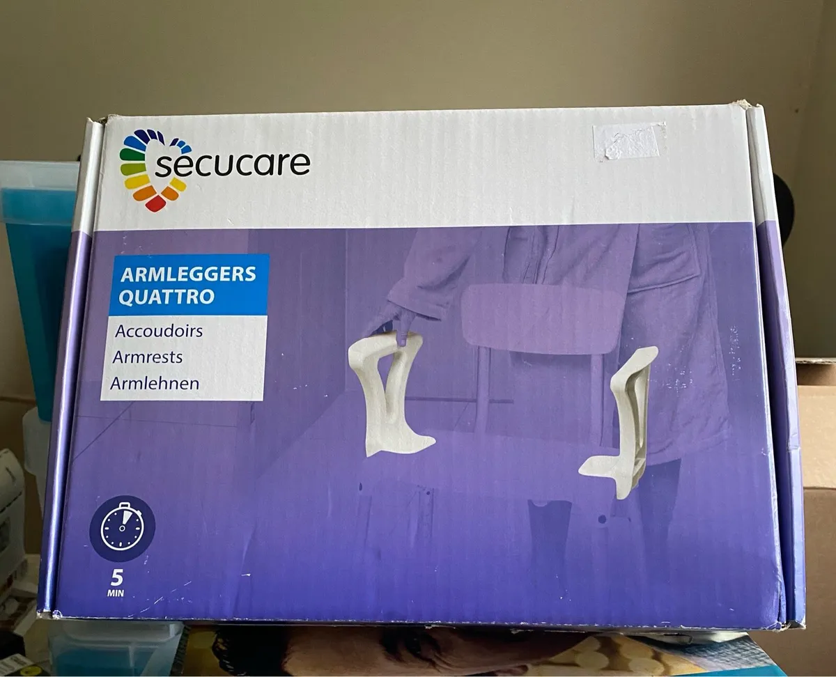 NEW IN BOX SecuCare Armrests for Shower Chair - Image 1