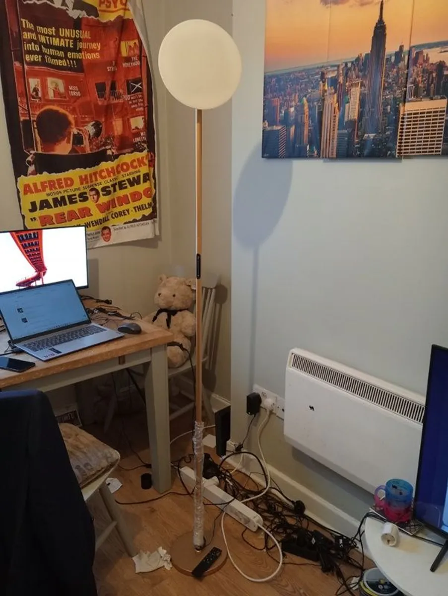 Modern LED floor lamp with remote control - Image 2