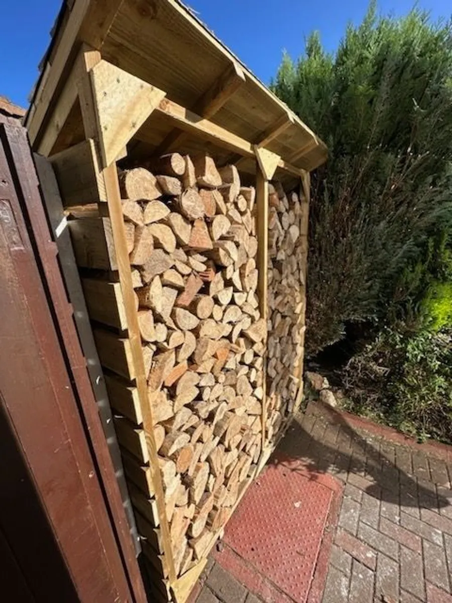 Large logstores and seasoned firewood bundles - Image 2