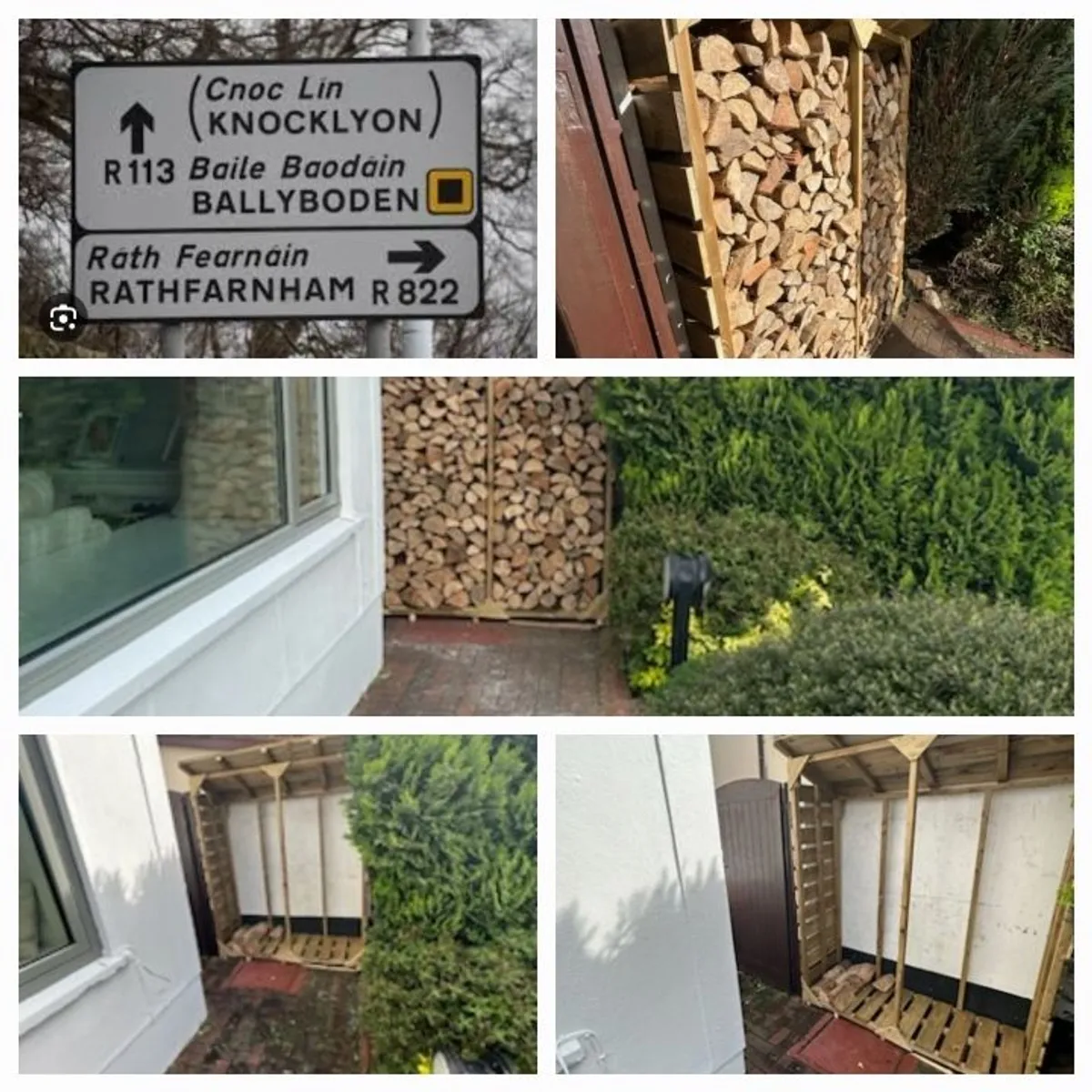Large logstores and seasoned firewood bundles - Image 3