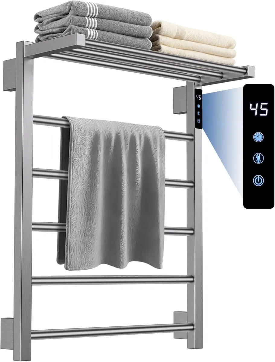 Electric Heated Towel Rail for Bathroom - Image 1