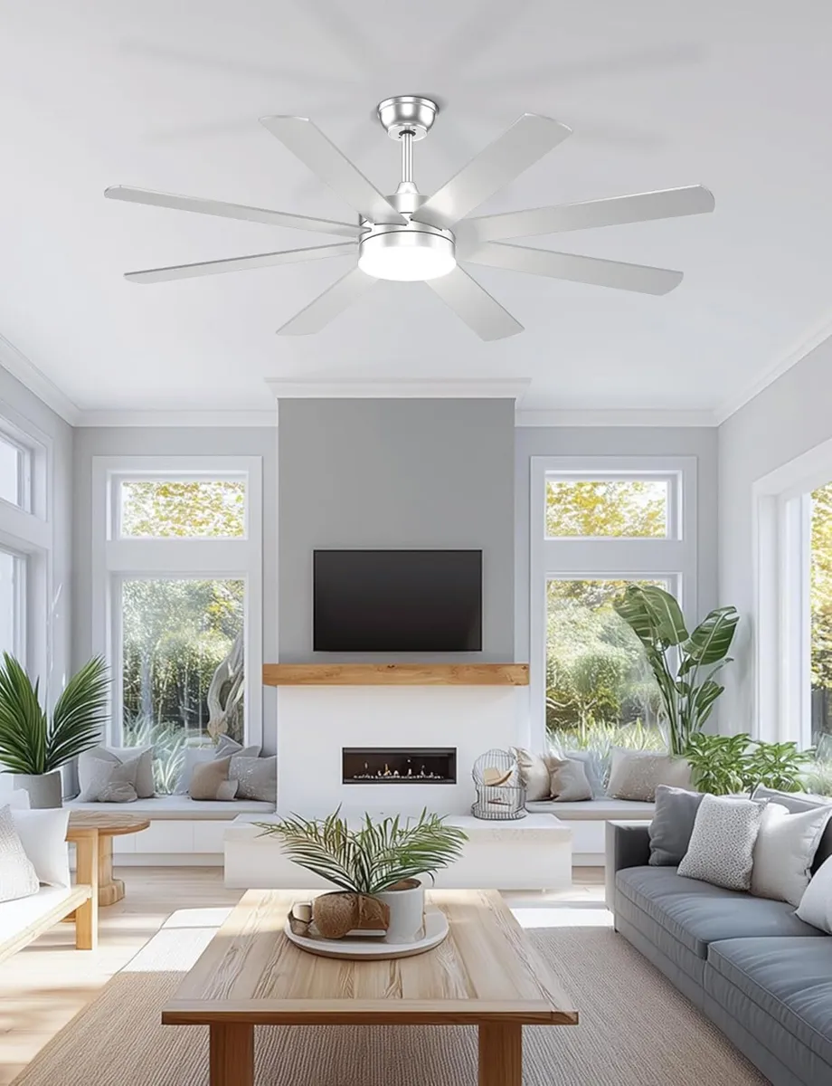 60'' Ceiling Fans with Lights - Image 2