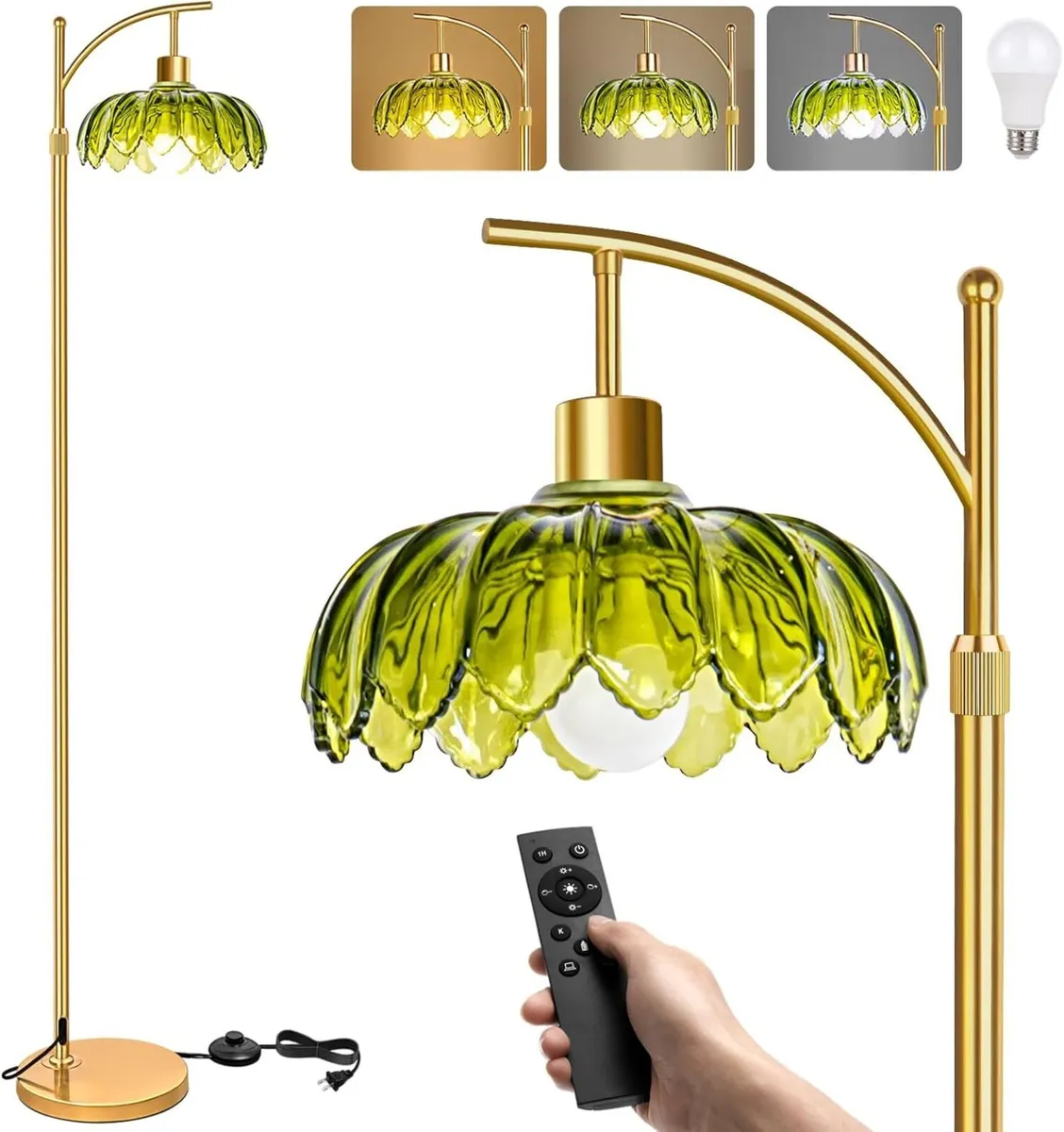 Arc Floor Lamp for Bedroom Living Room Office - Image 1