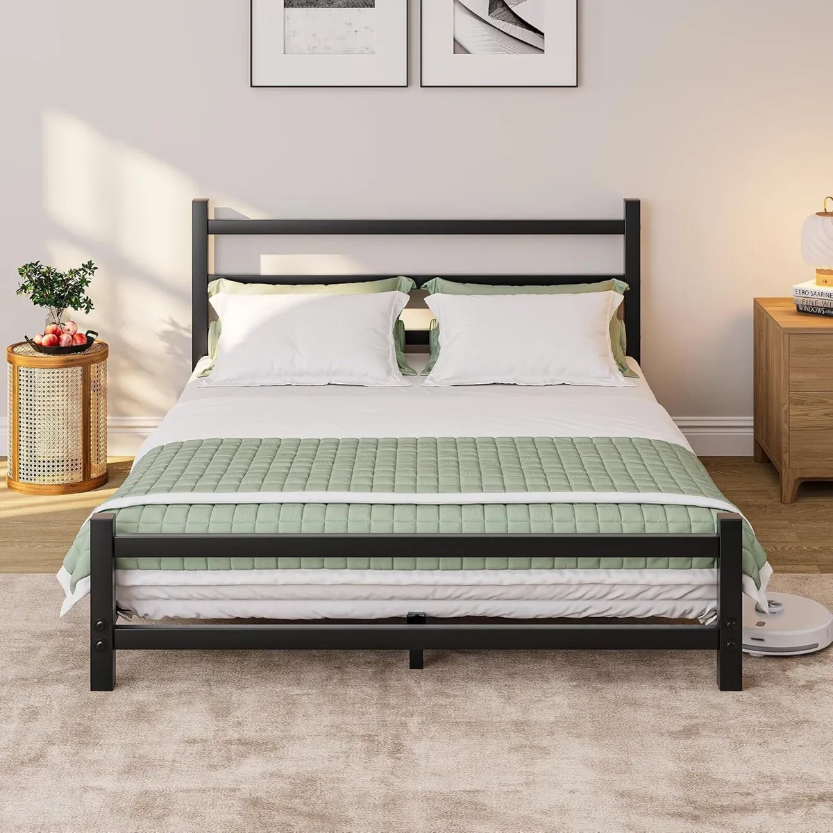 Bed Frame with Headboard Low - Image 3