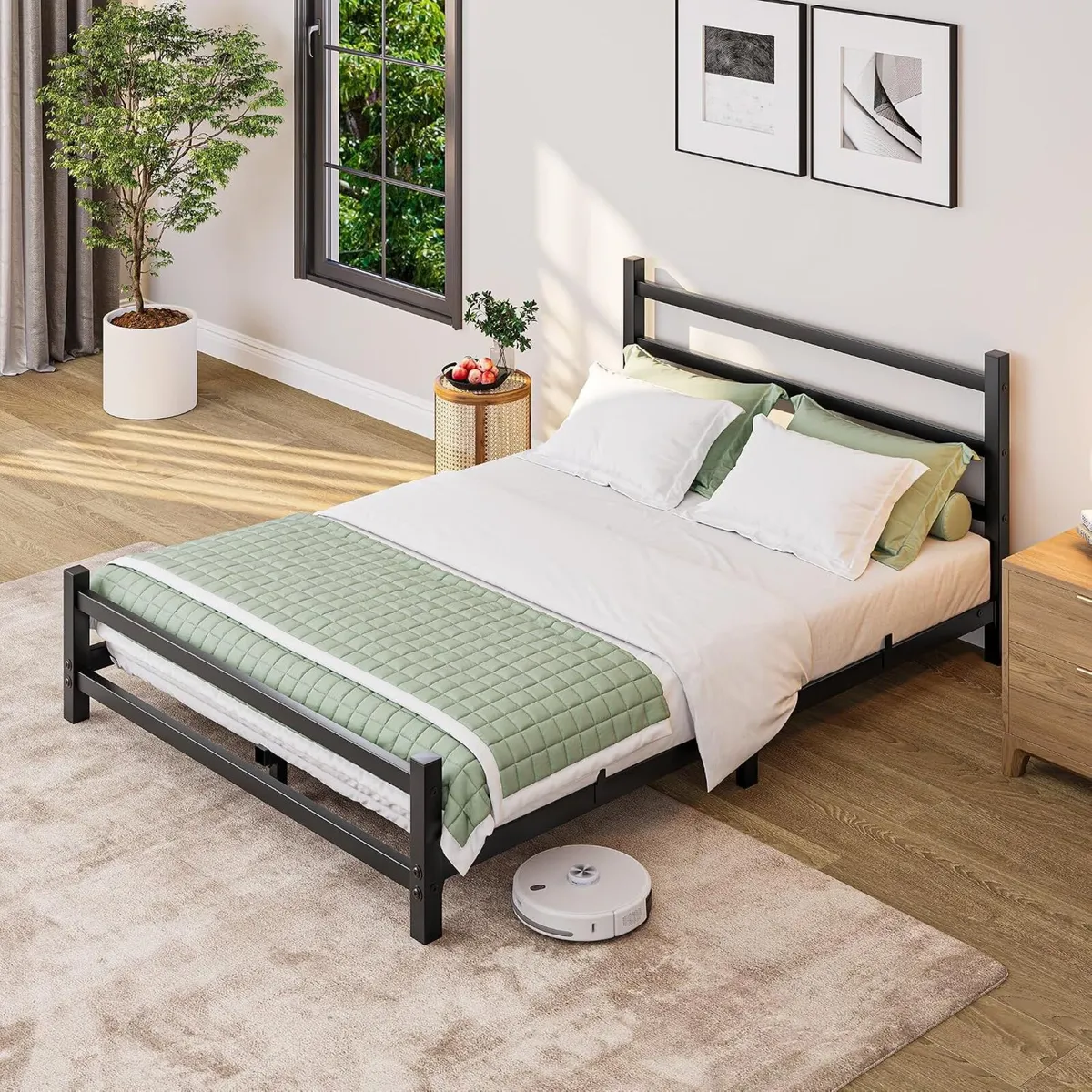 Bed Frame with Headboard Low - Image 4