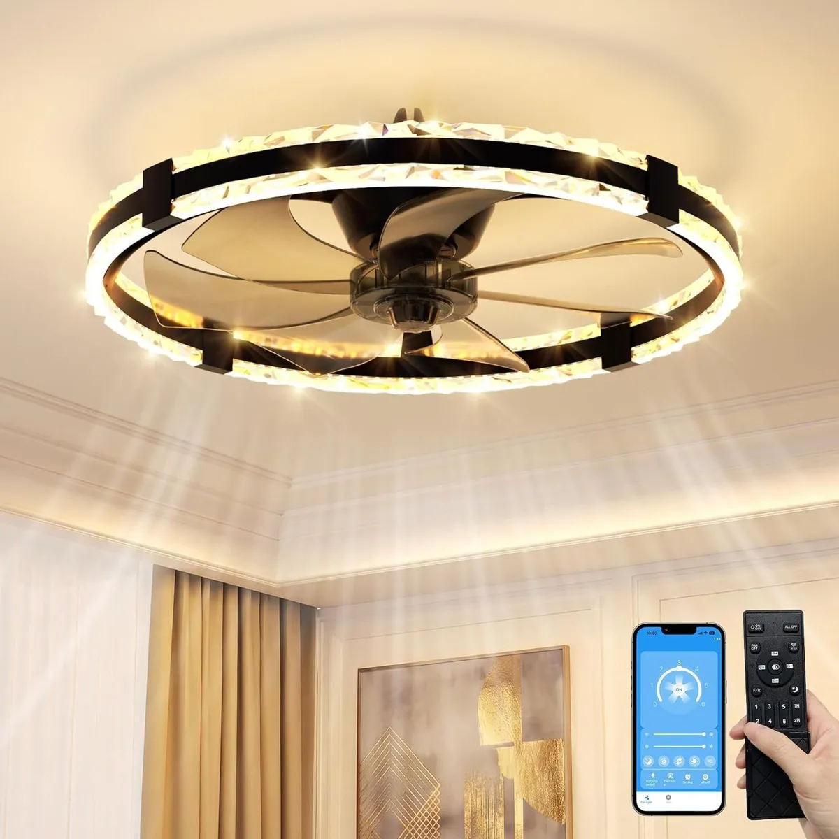 Ceiling Fan with Light Remote - Image 1