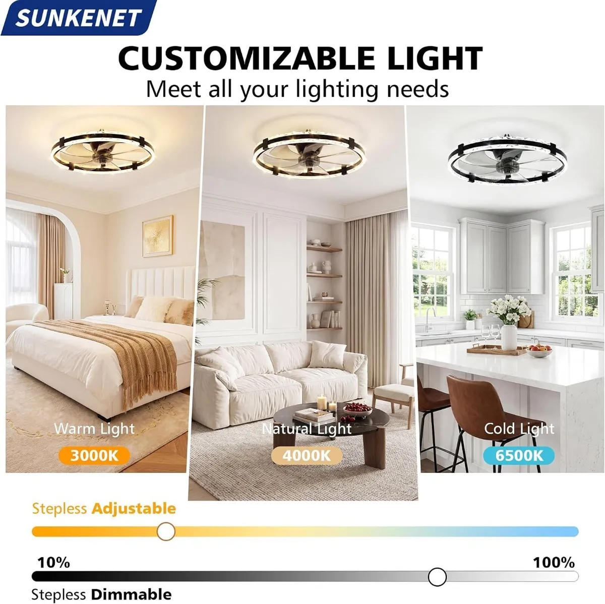 Ceiling Fan with Light Remote - Image 2