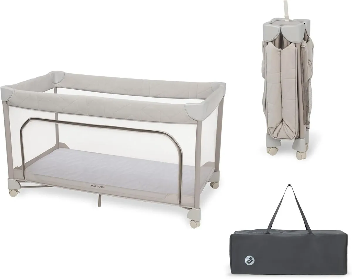 Maxi-Cosi Merlin 2-In-1 Travel Cot Play Area 0-4 - Image 1