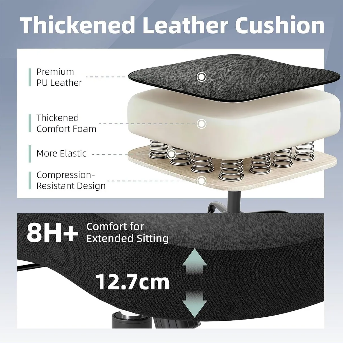 Home Office Chair Ergonomic Mesh Desk - Image 4
