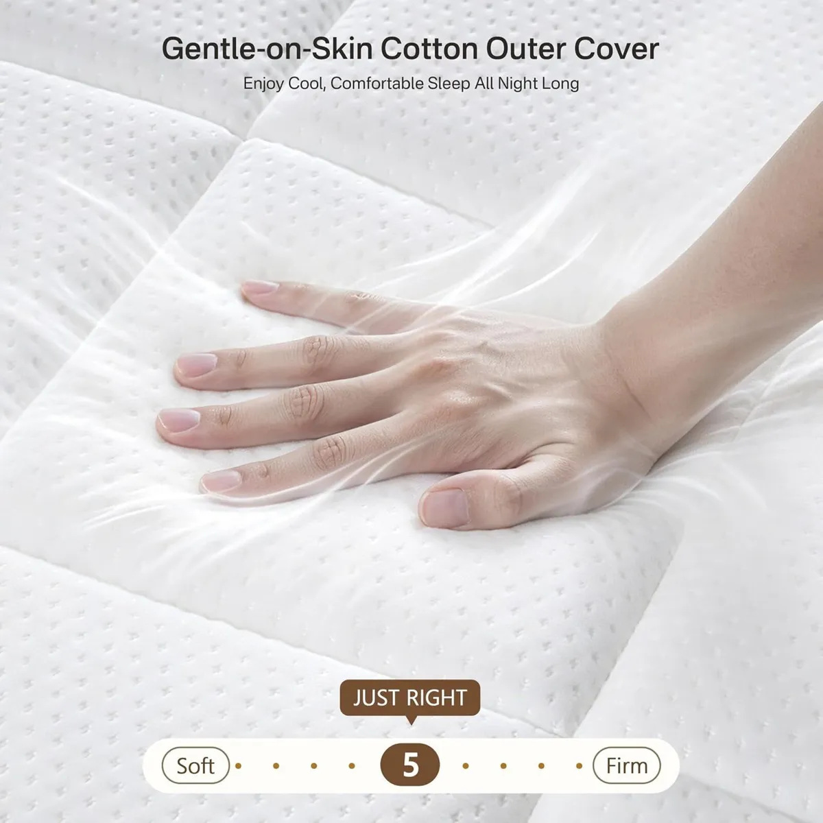 Mattress Pocket Sprung Memory Foam Hybrid Bed - Image 4